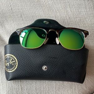 Green rayban clubmasters